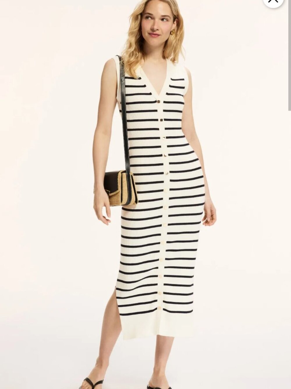 French Connection Nadina Sleeveless Knit Dress Size Large